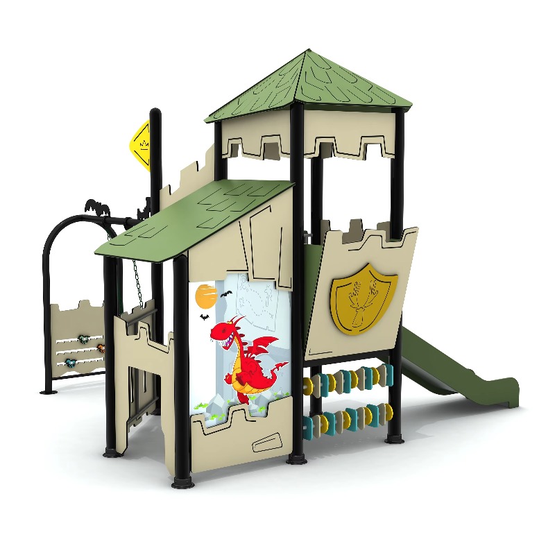 Kids Outdoor Garden Set - Drewniany zestaw zabawowy na zewnątrz, stalowy