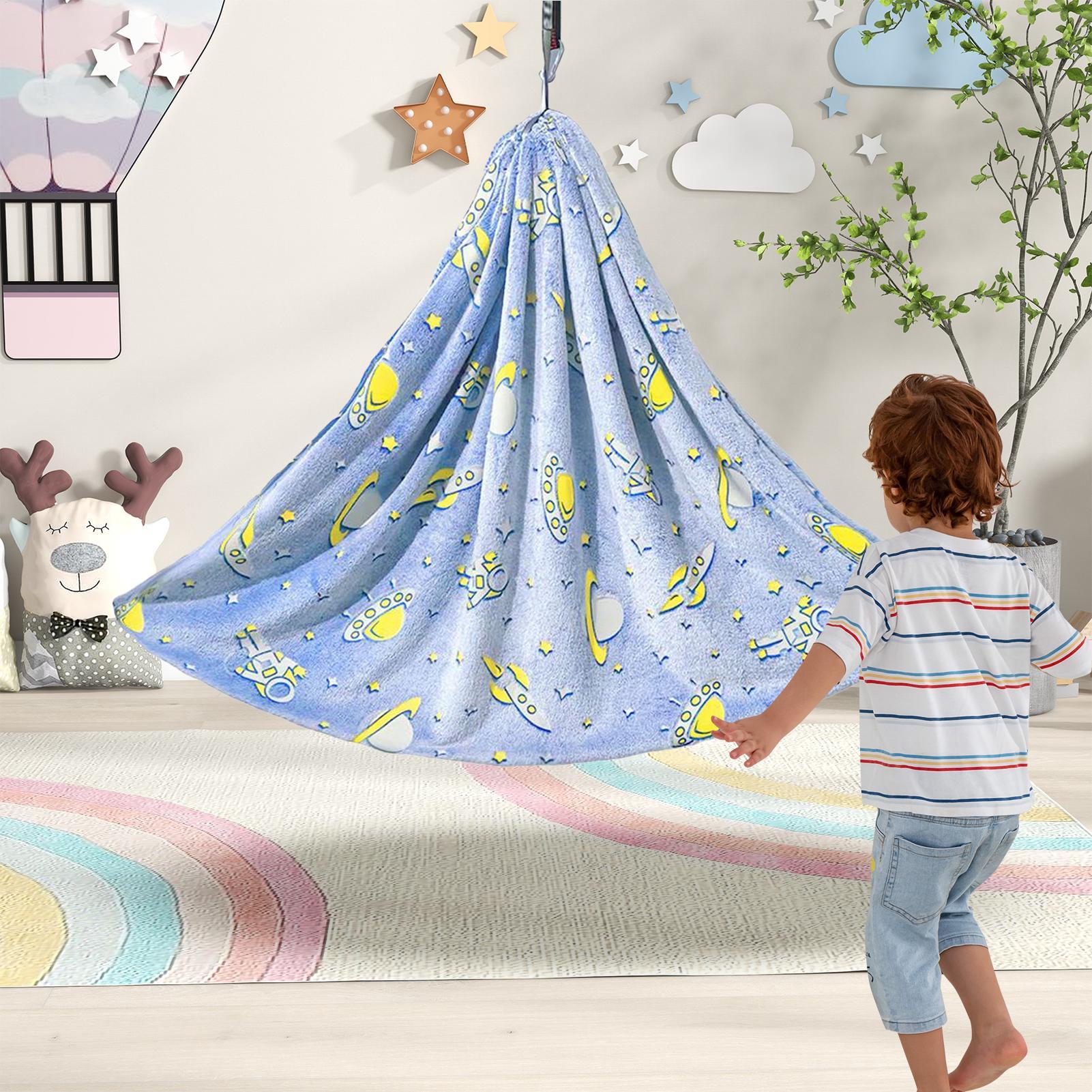 Kids Outdoor Hammock Chair - Huśtawka dla dzieci świecąca w ciemności,