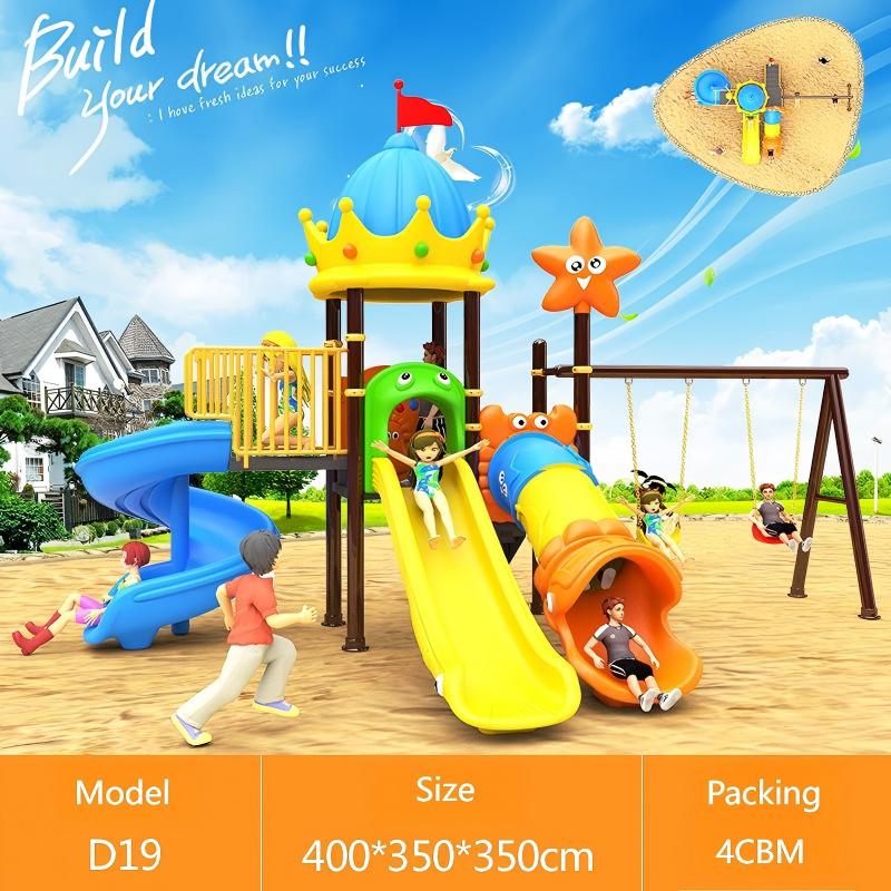 Kids Outdoor Garden Set - Popularne zjeżdżalnie ogrodowe dla dzieci, plastikowe