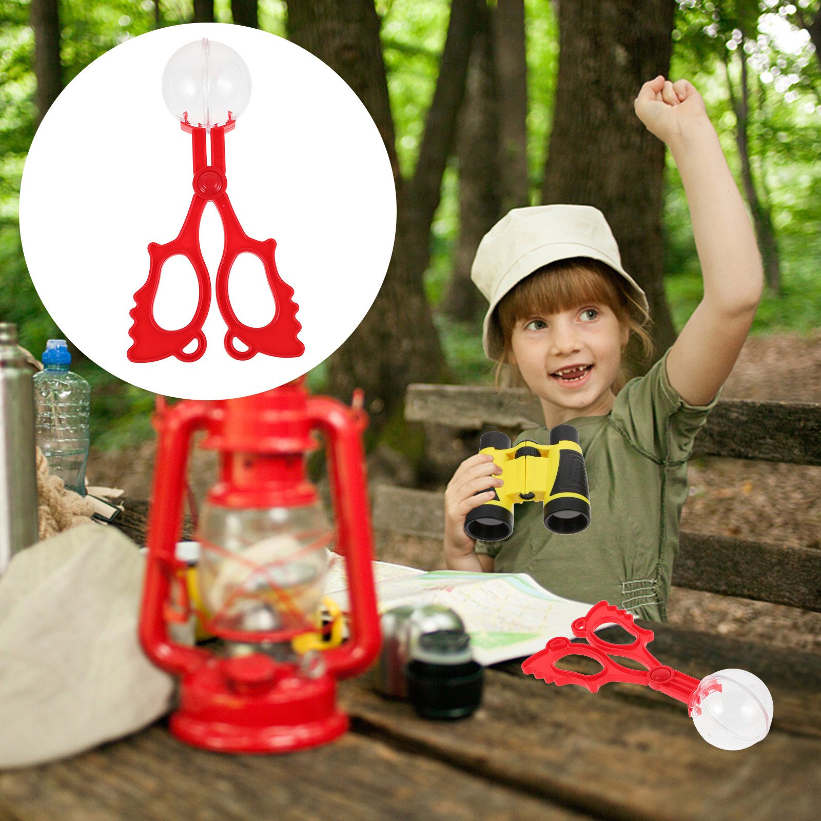 Kids Outdoor Nature Toys - Poręczne nożyczki do łapania owadów dla