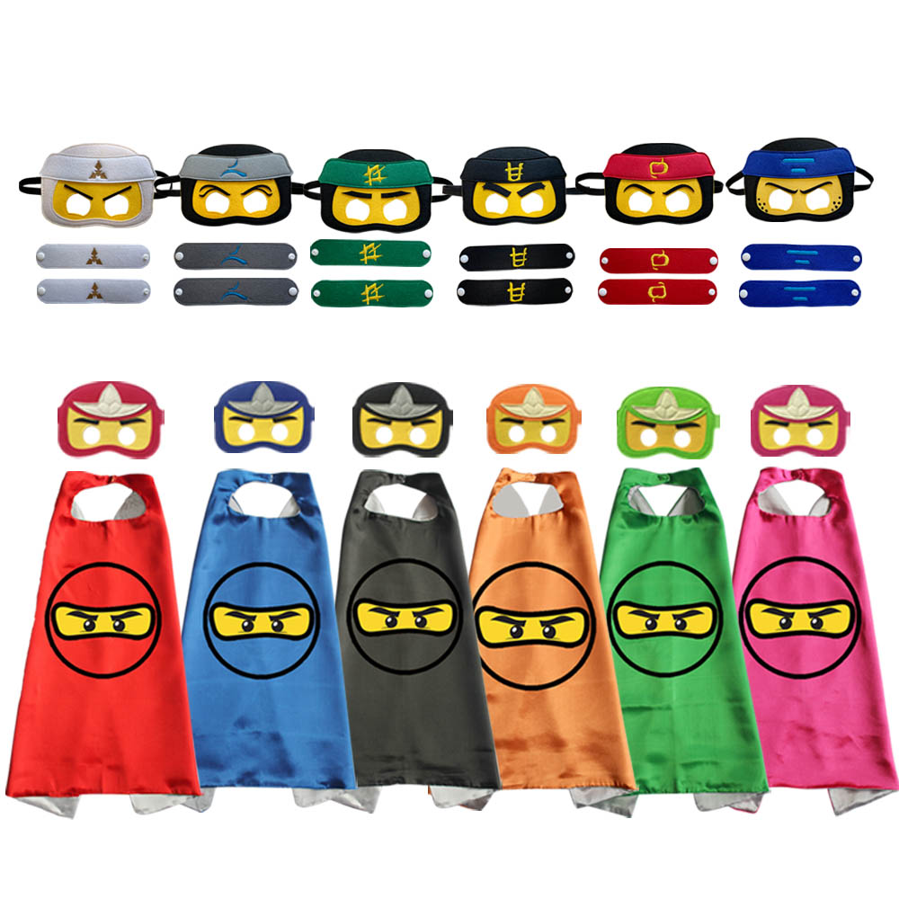 Kids Outdoor Ninja Equipment - Peleryna urodzinowa Ninja Boy Spersonalizowana peleryna