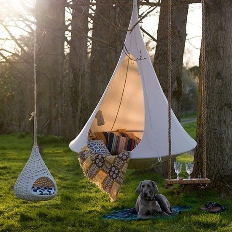 Kids Outdoor Hammock Chair - Huśtawka dla dzieci Ogród na zewnątrz
