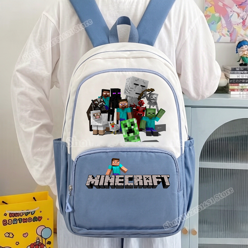 Kids Outdoor Backpack - 2 szt. Plecak szkolny Miner Crafts