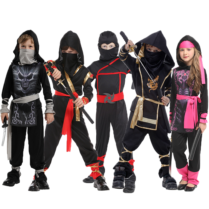 Kids Outdoor Ninja Equipment - Starożytny japoński samuraj chłopcy smok Ninja
