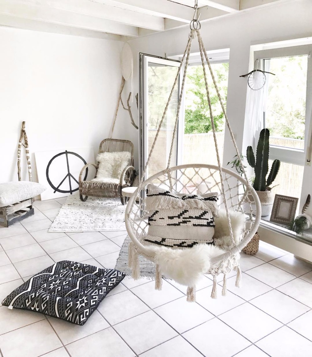 Kids Outdoor Hammock Chair - 2025 Nordic Garden ręcznie robione na