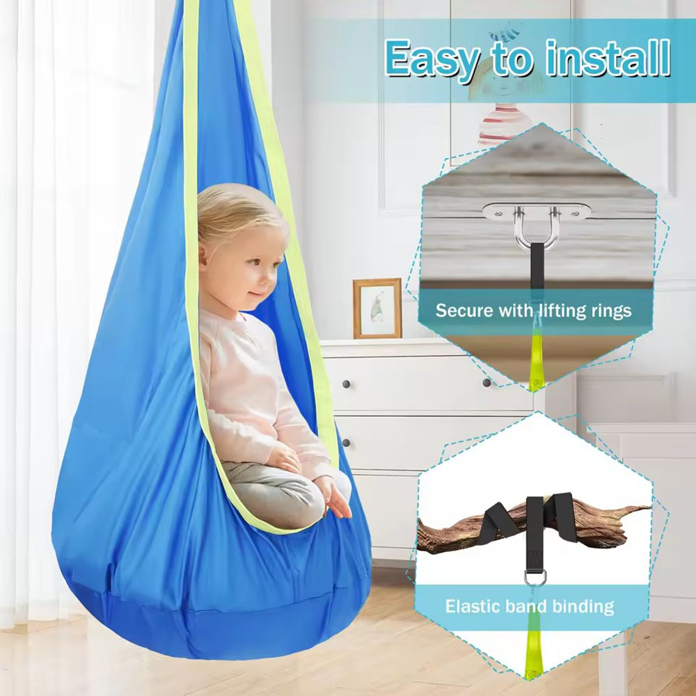 Huśtawka dla dzieci z nylonowy – Kids Outdoor Hammock Chair recenzja i cena