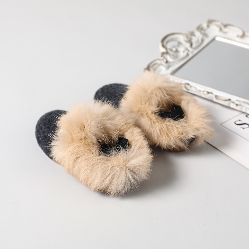 Nowe Dziecięce Futrzane Pantof – Kids Indoor Outdoor Slippers recenzja i cena