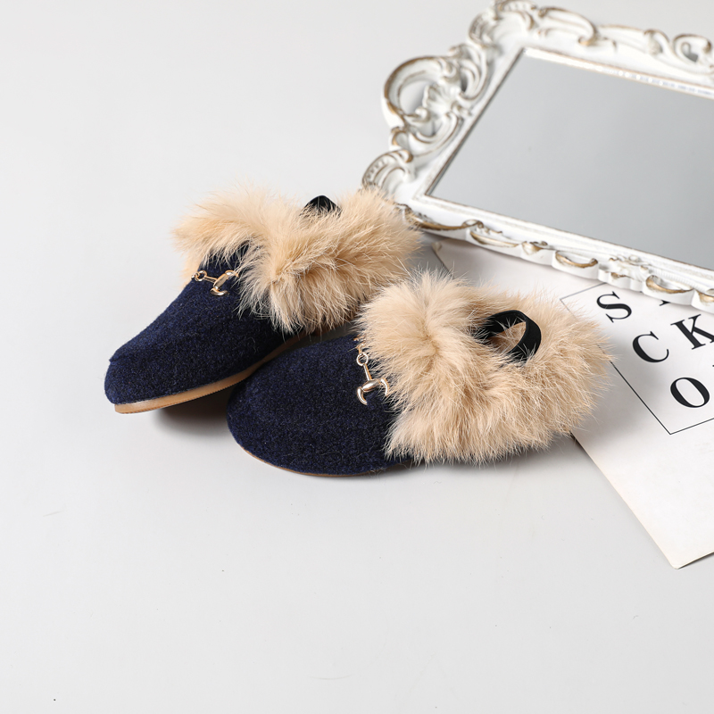 Nowe Dziecięce Futrzane Pantof – Kids Indoor Outdoor Slippers recenzja i cena