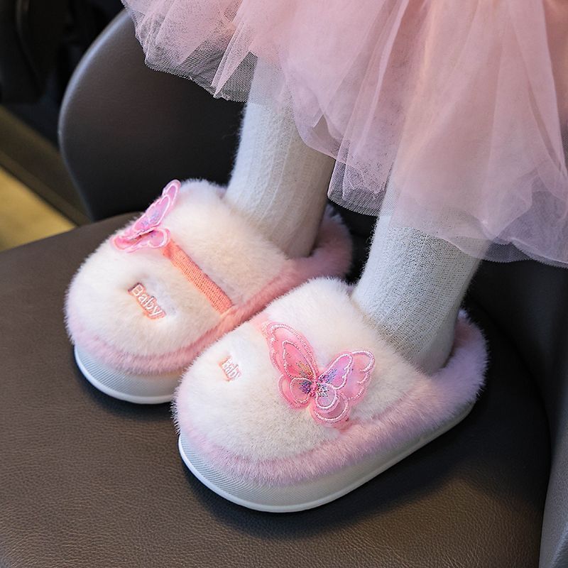 2025 Nowe, ocieplane bawełnian – Kids Indoor Outdoor Slippers recenzja i cena