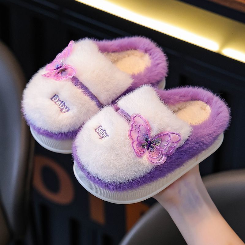 2025 Nowe, ocieplane bawełnian – Kids Indoor Outdoor Slippers recenzja i cena
