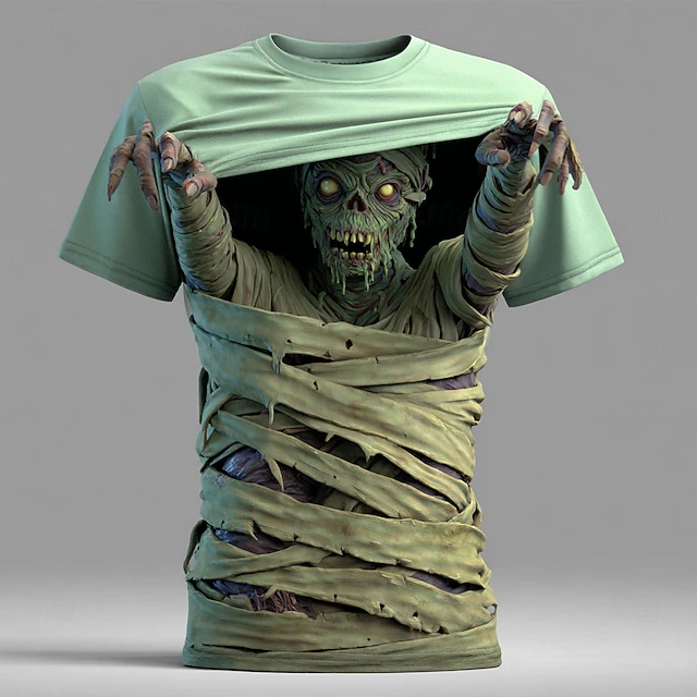 Męska koszulka z nadrukiem 3D  – Kids Outdoor Clothing recenzja i cena
