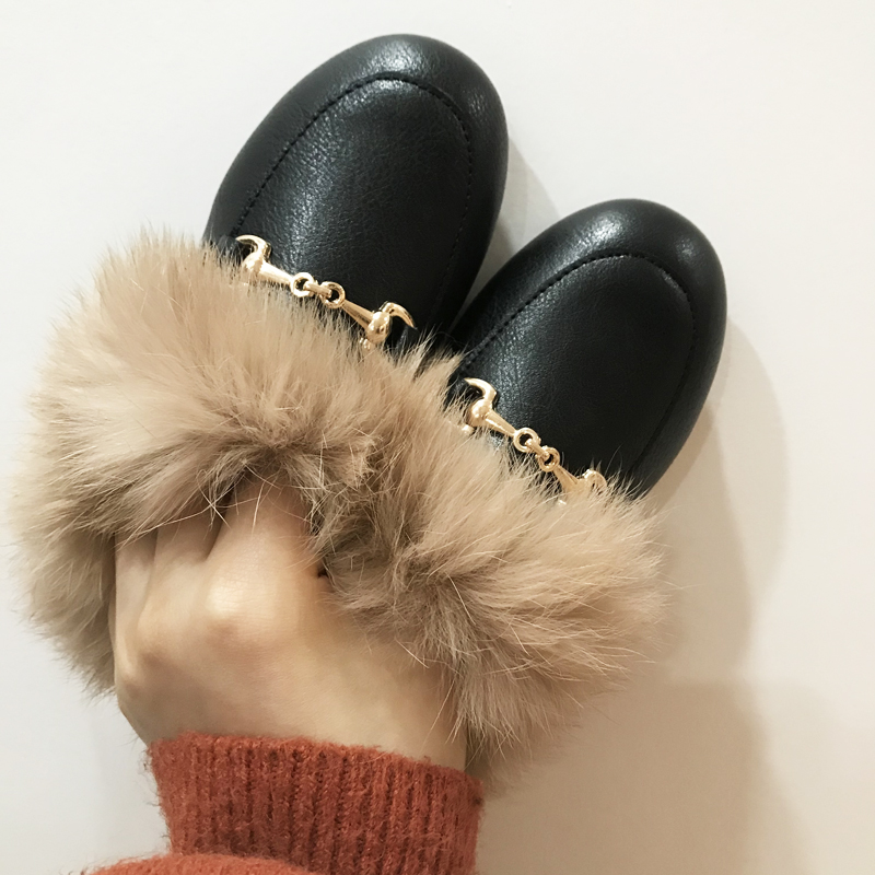 Zimowe dziecięce futrzane buty – Kids Indoor Outdoor Slippers recenzja i cena