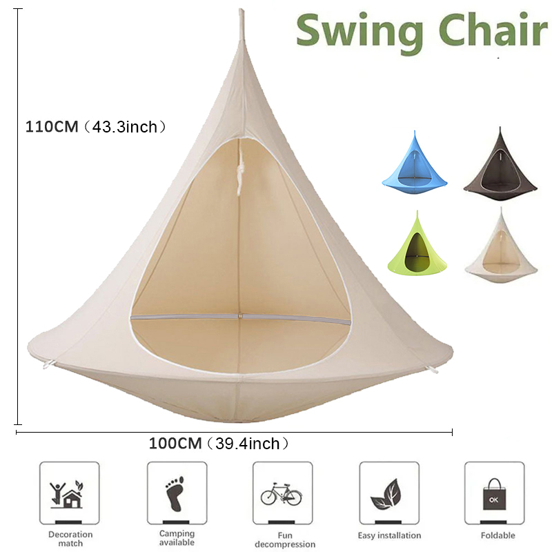 Wodoodporny hamak dwuosobowy t – Kids Outdoor Hammock Chair recenzja i cena
