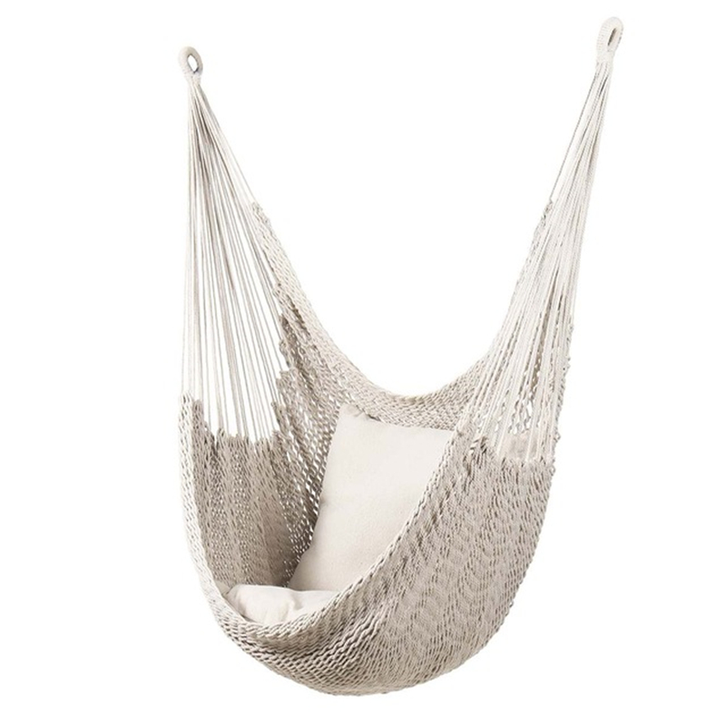 Styl skandynawski biały hamak  – Kids Outdoor Hammock Chair recenzja i cena