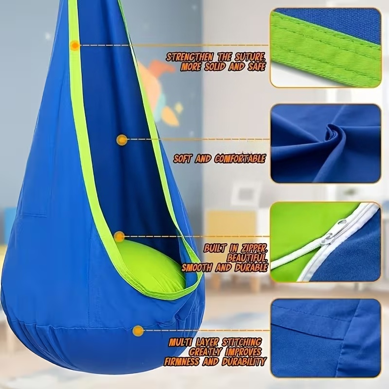 Fotel wiszący dla dzieci do uż – Kids Outdoor Hammock Chair recenzja i cena
