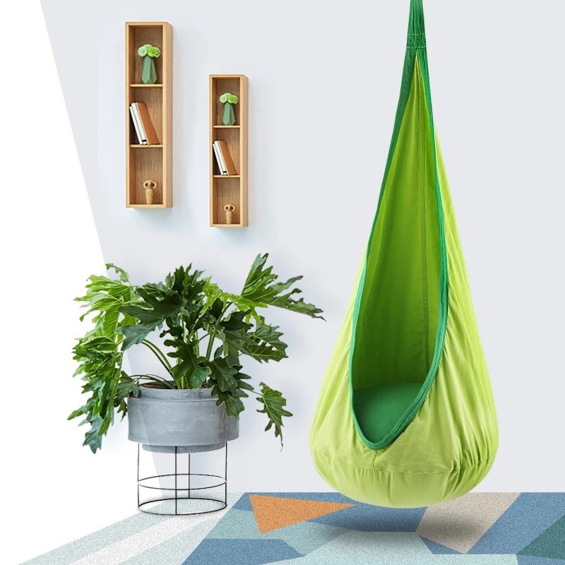 Huśtawka dla dzieci bawełniane – Kids Outdoor Hammock Chair recenzja i cena