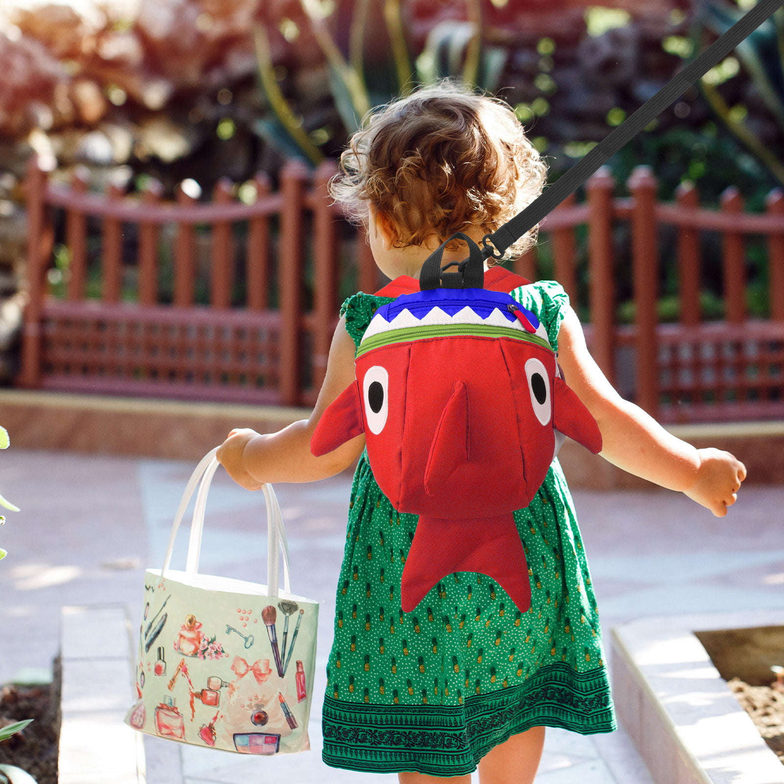 1 szt. Zabawna rysunkowy rekin – Kids Outdoor Backpack recenzja i cena